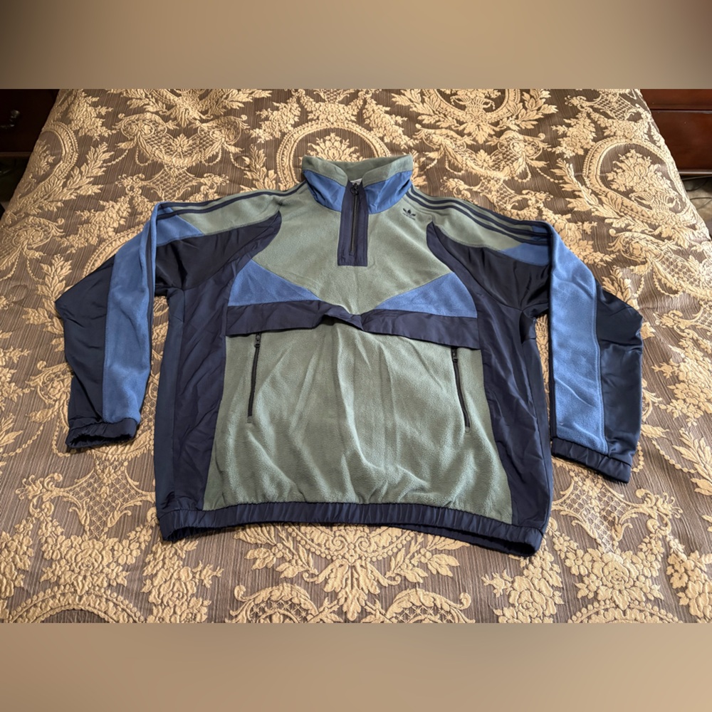 Men's Vintage Adidas Urban Outfitter Exclusive Polar Fleece Half-Zip Sweatshirt